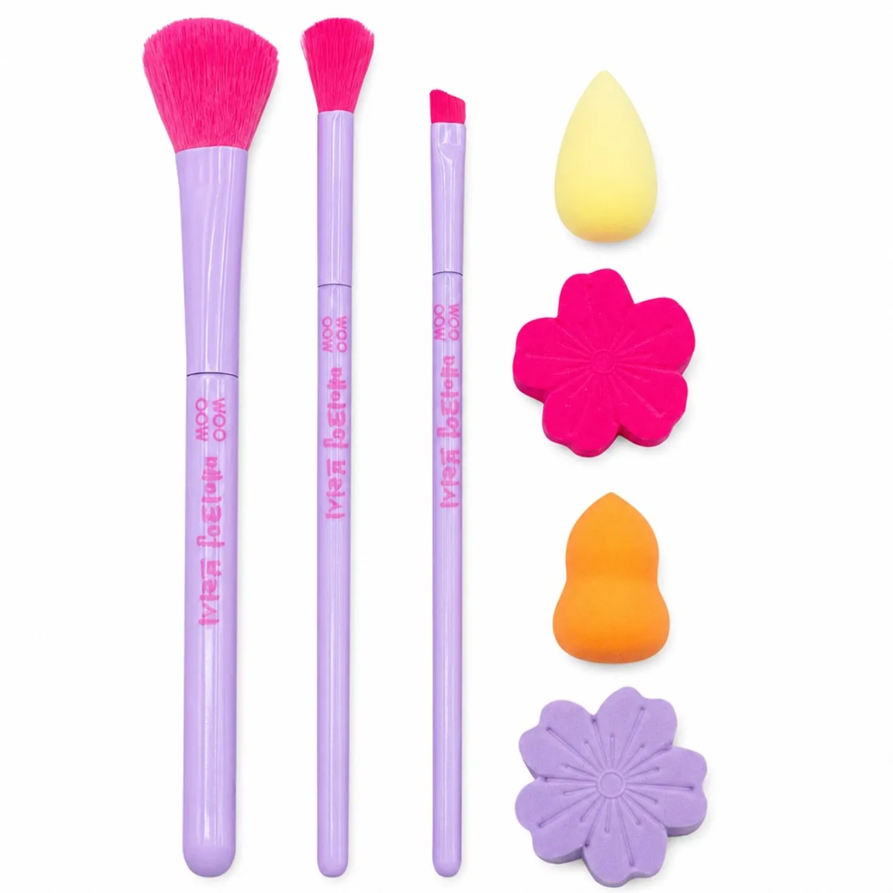 Set de Brochas & Esponjas Flowers