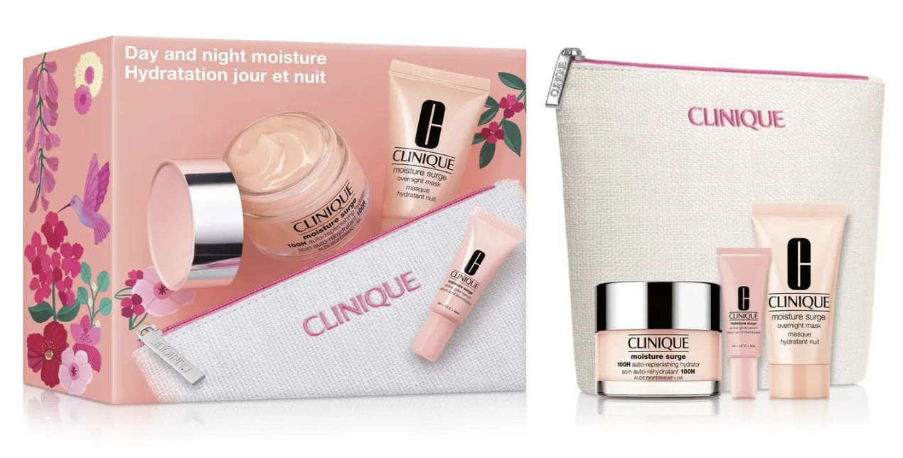 Set de Cuidado Facial Día y Noche: Moisture Surge