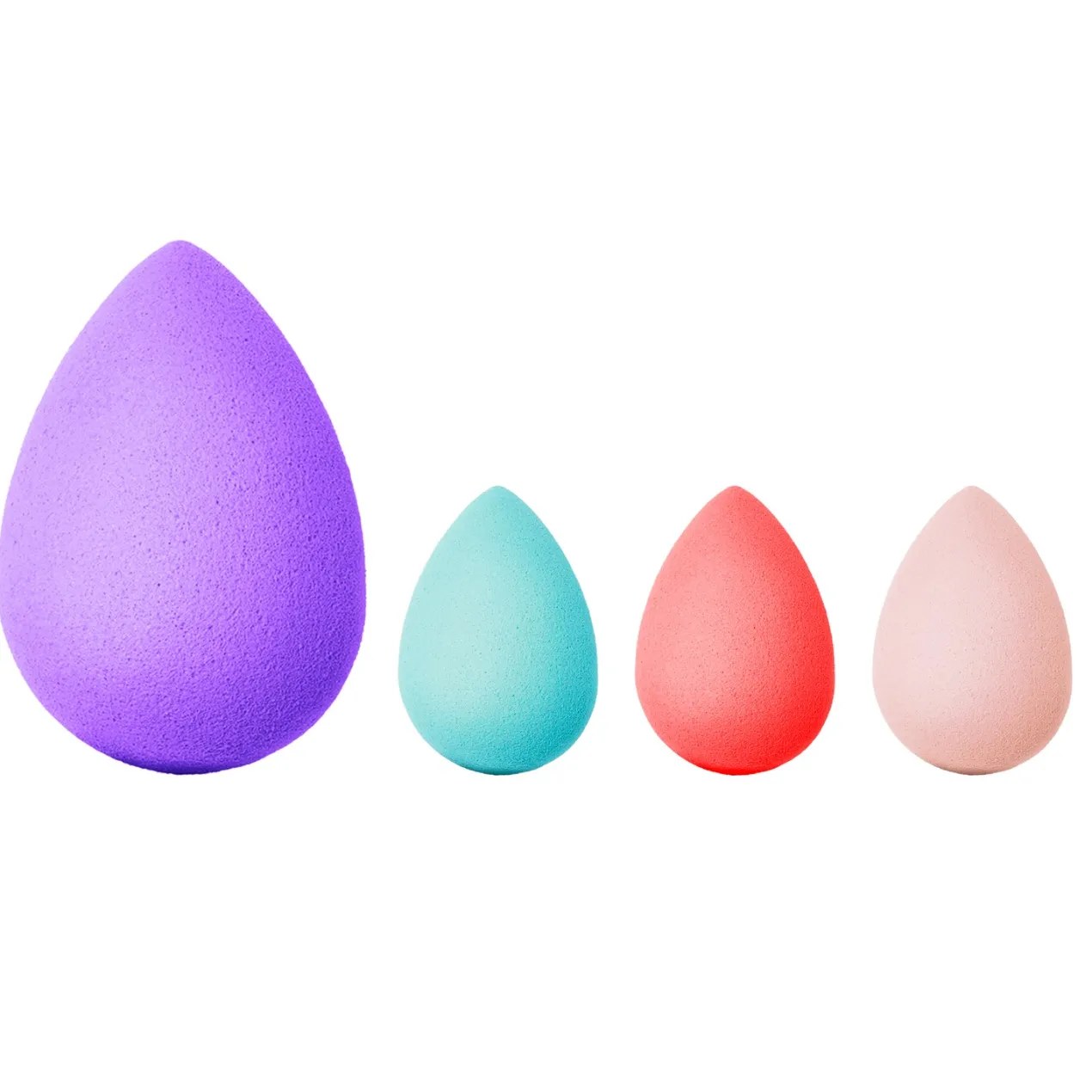 Set de 4 Esponjas Makeup Multicolor