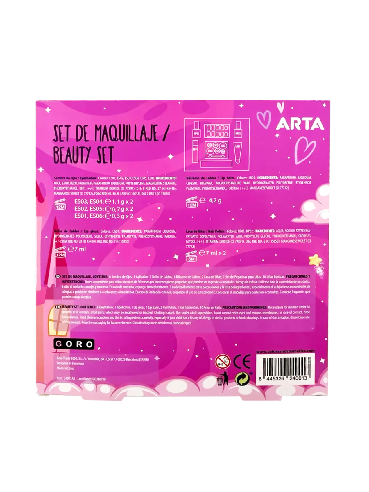Set de Maquillaje para Niños