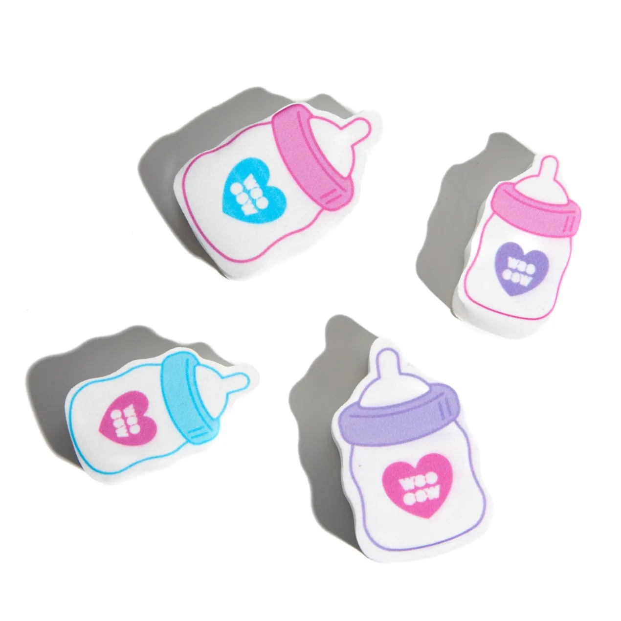 Set 4 Esponjas de Maquillaje Baby Bottle