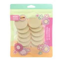 Set 12 Esponjas de maquillaje planas