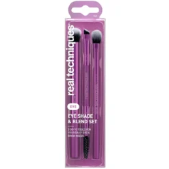 Set Eye Shade + Blend Brocha Sombras + Brocha Para Mezclar