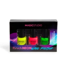 Set Flash Neon Nail Polishes