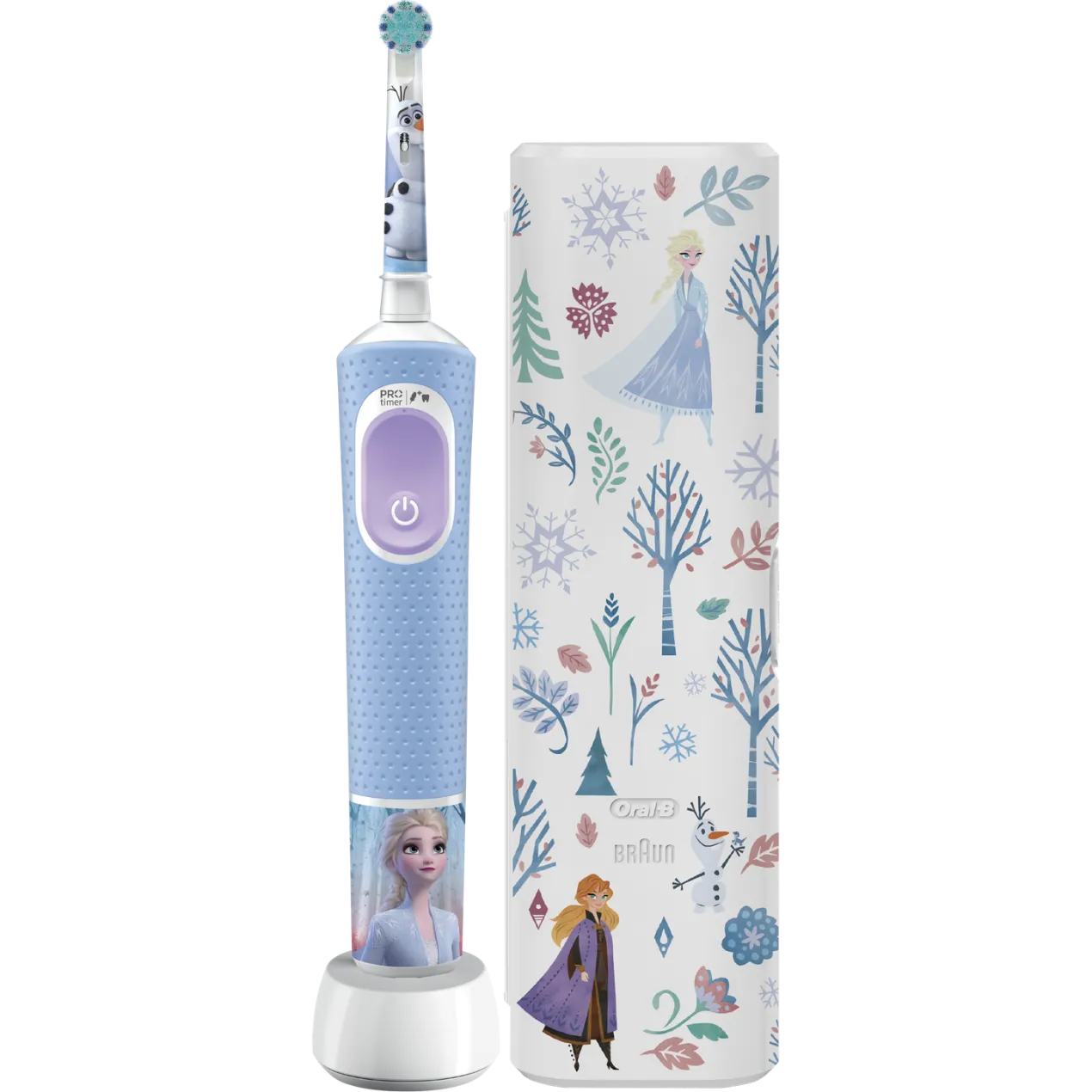 Set Frozen Cepillo Eléctrico + Funda de Viaje