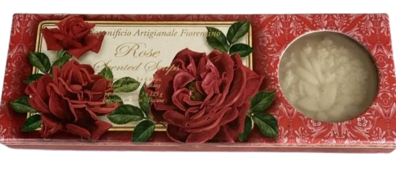 Set Jabón Rose Scented Soap