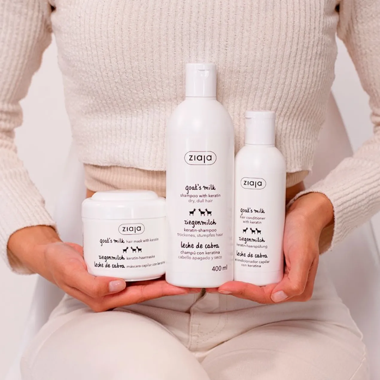 Set Leche de Cabra Cuidado Capilar