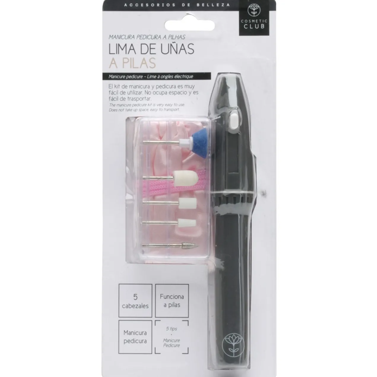 Set Manicura y Pedicura a Pilas