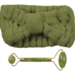 Set Masajeador Piedra Jade + Cinta