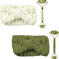 Set Masajeador Piedra Jade + Cinta