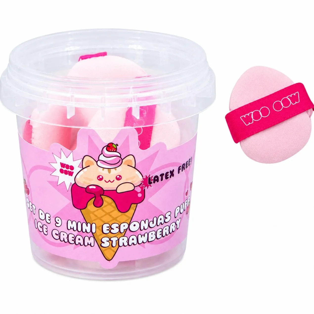Set 9 Mini Esponjas Puff Ice Cream