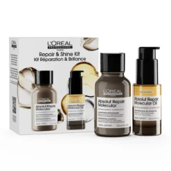 Set 2 Minis Absolut Repair Molecular Champu+Aceite Bifásico