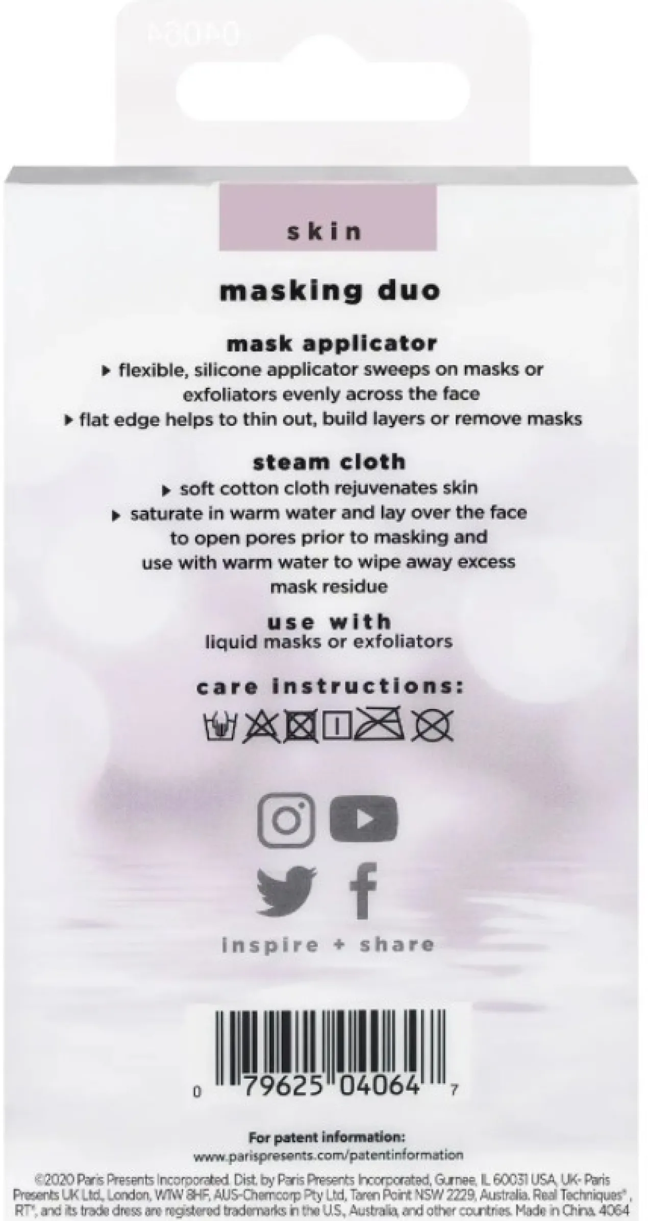Set para aplicar mascarillas faciales Masking Duo