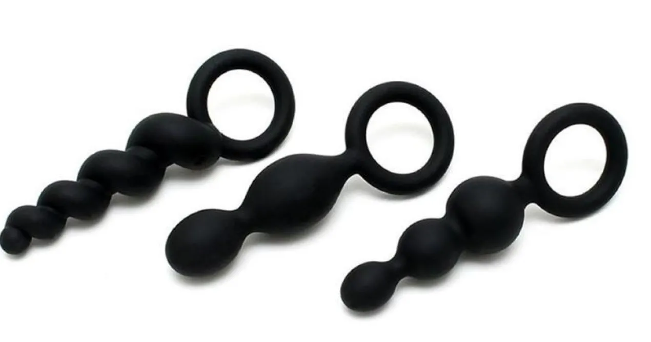Set 3 Plugs Black