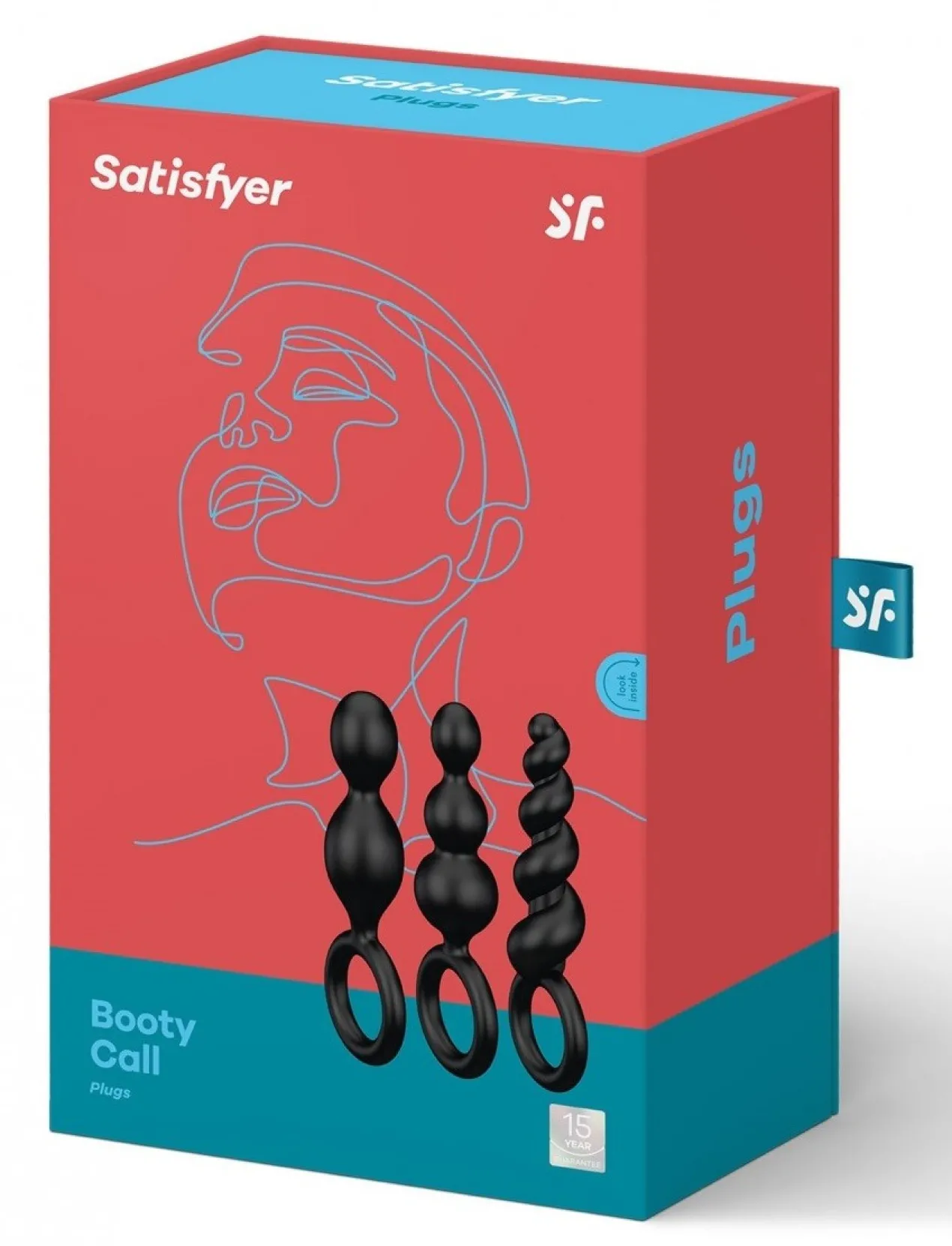 Set 3 Plugs Black