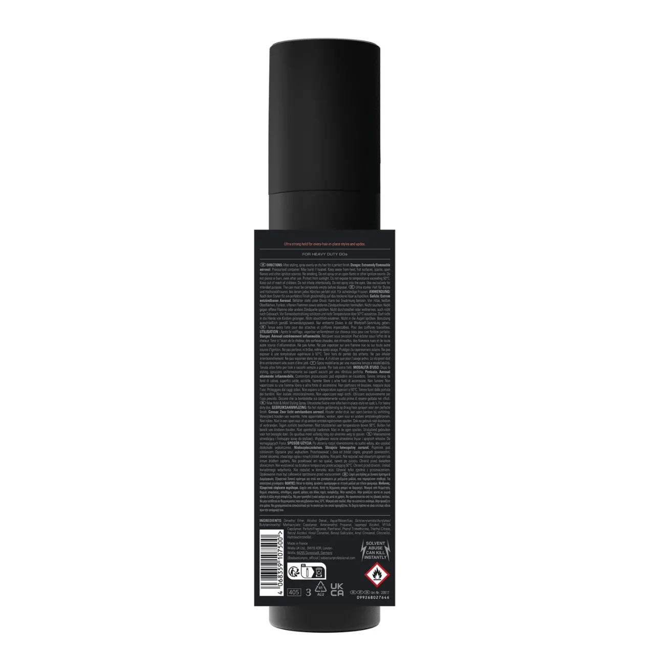 Shaper Fierce Laca de Styling Moldeable de Máxima Fijación
