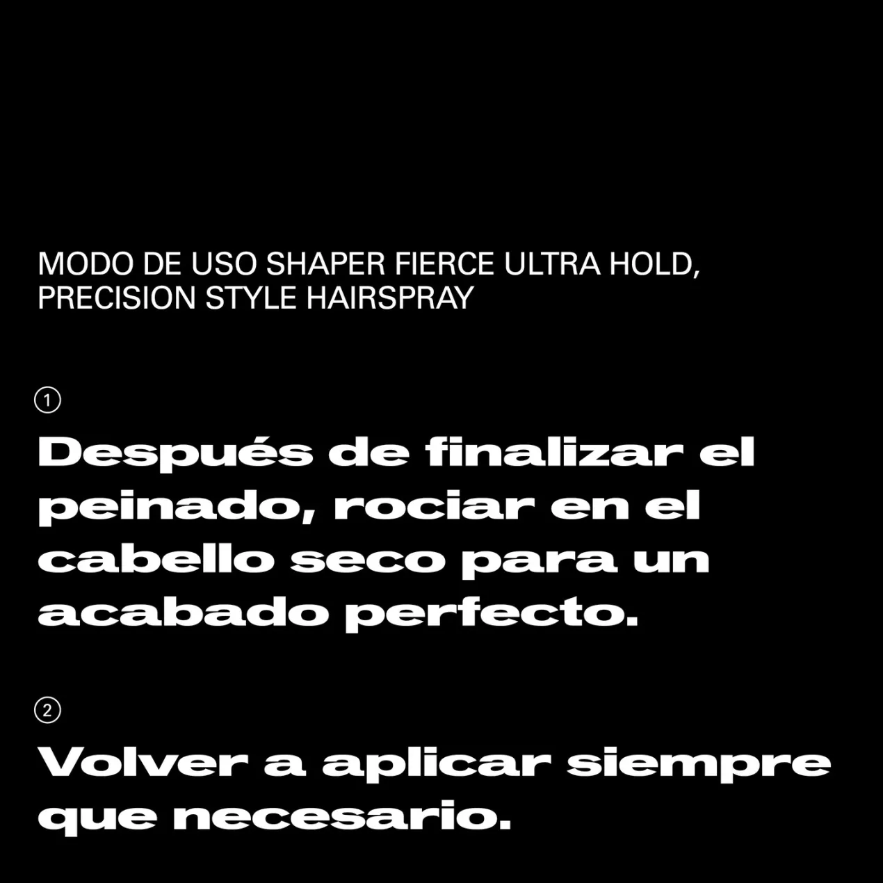 Shaper Fierce Laca de Styling Moldeable de Máxima Fijación