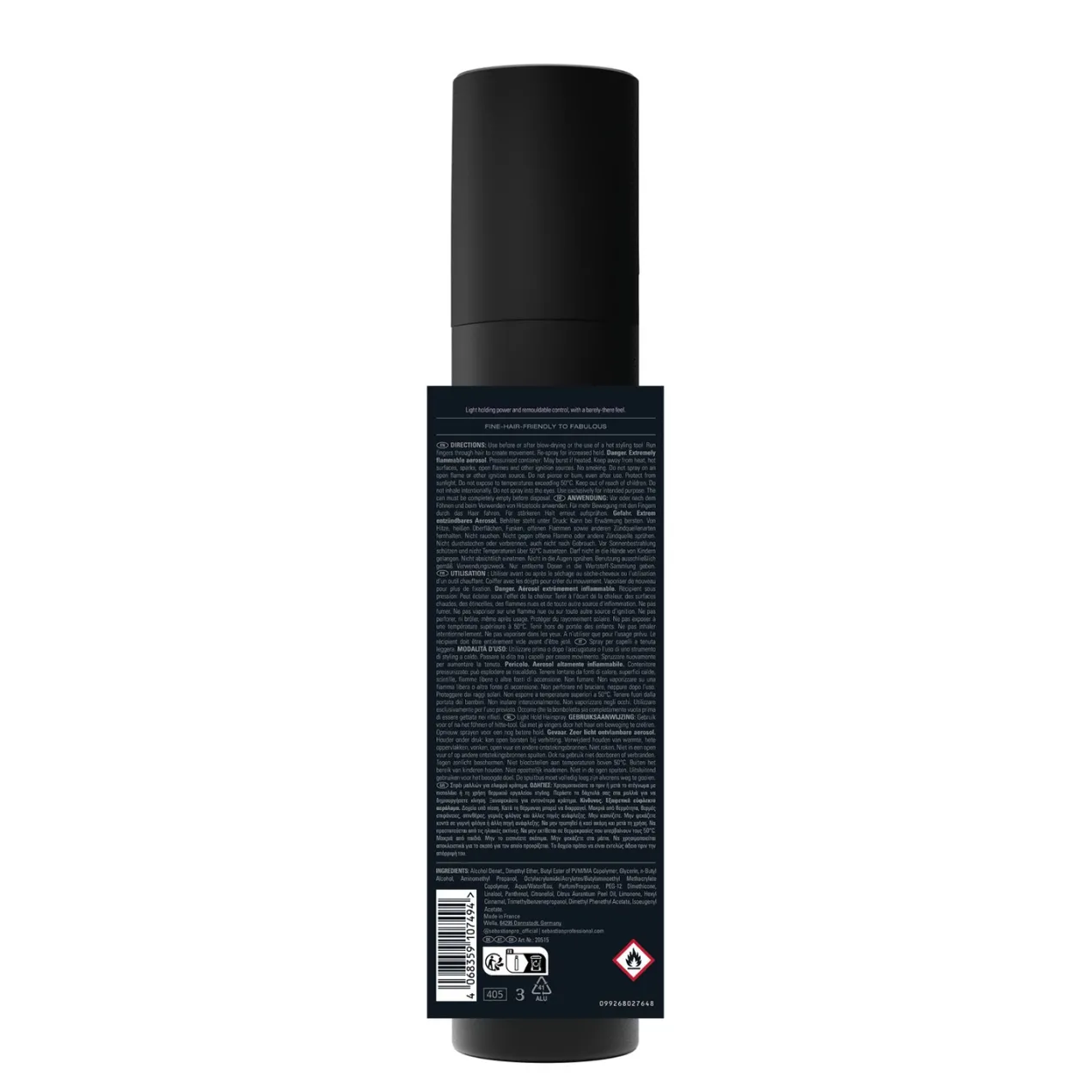 Shaper Zero Gravity Laca de Fijación Suave y Ligera