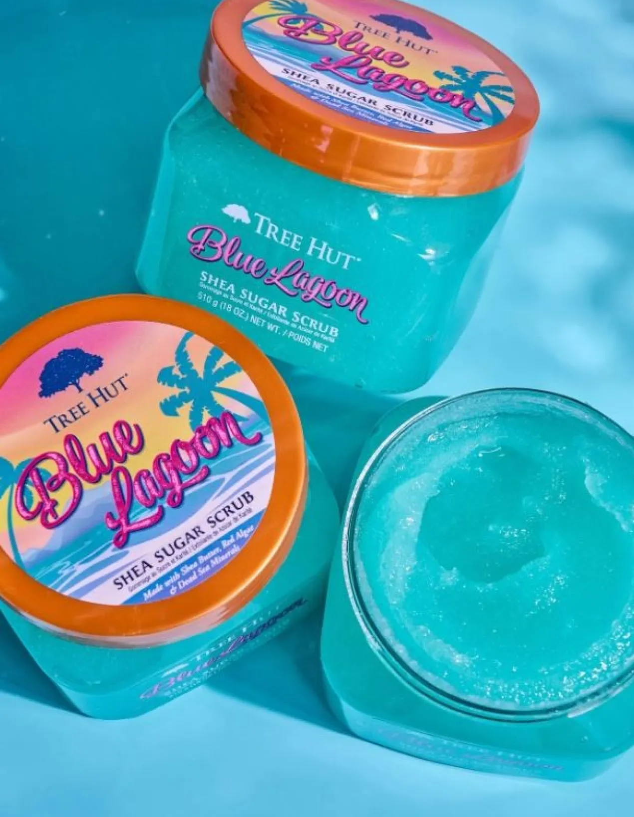 Shea Sugar Scrub Blue Lagoon Exfoliante Corporal