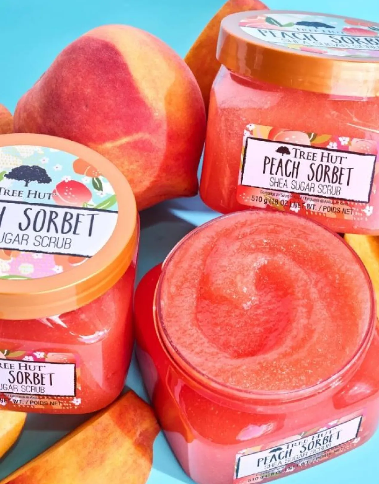 Shea Sugar Scrub Peach Sorbet Exfoliante Corporal