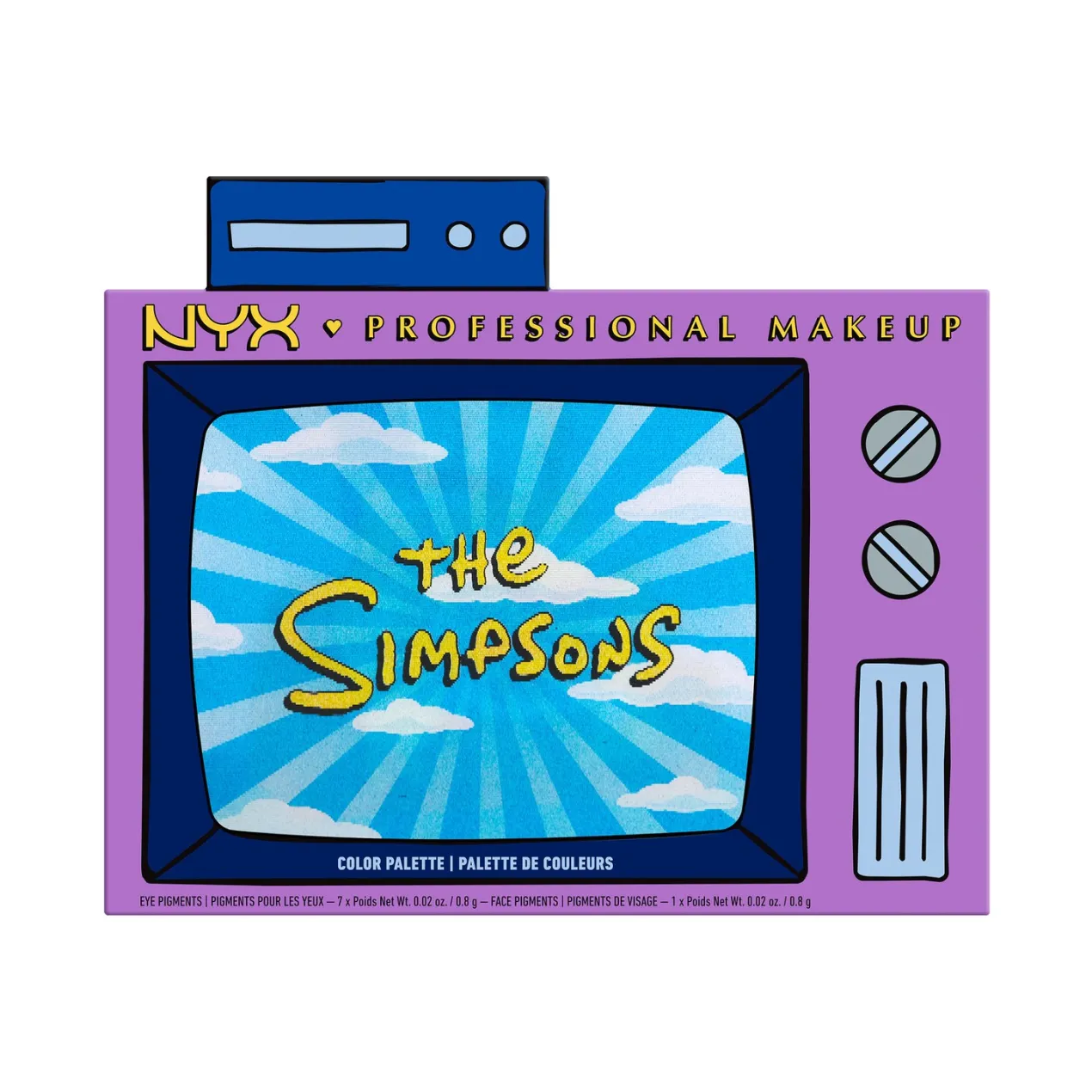 Simpson Family Paleta Sombras Ultra Pigmentada Edición Limitada