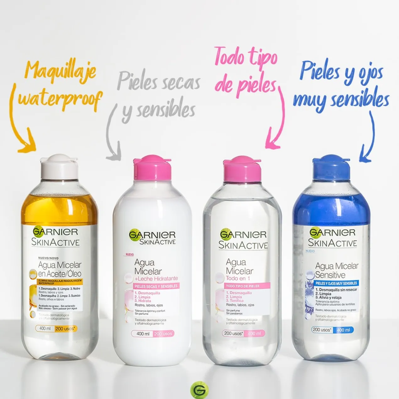 Skin Active Agua Micelar con Rosas Limpia & Ilumina