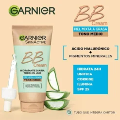 Skin Active BB Cream Matificante para Pieles Mixtas a Grasas