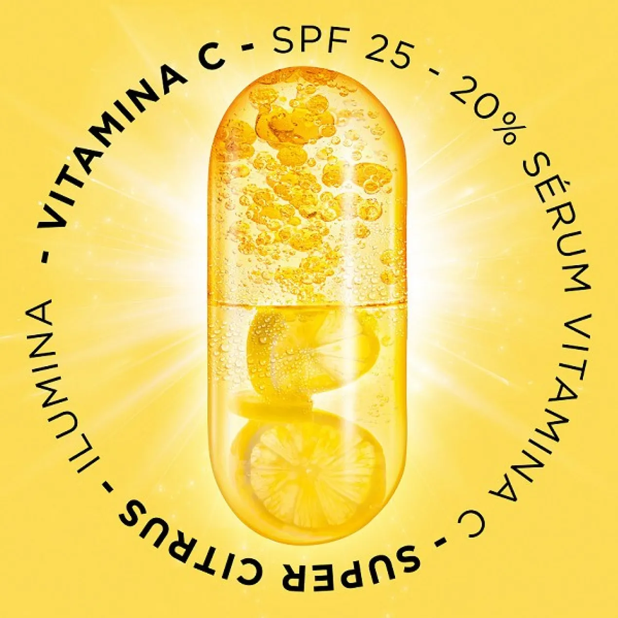 Skin Active Vitamina C Crema Serum Iluminador Antimanchas
