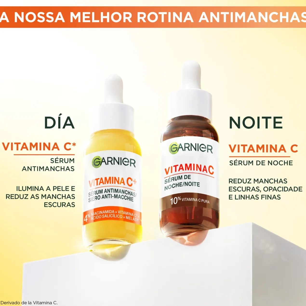 Skin Active Vitamina C Serum de Noche