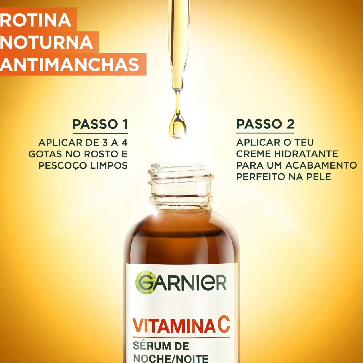 Skin Active Vitamina C Serum de Noche