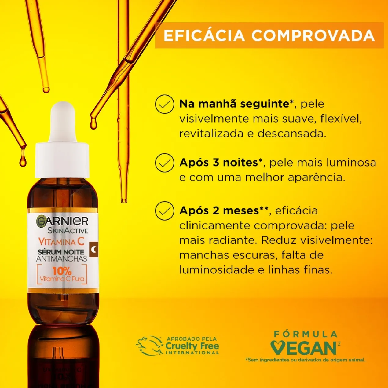 Skin Active Vitamina C Serum de Noche