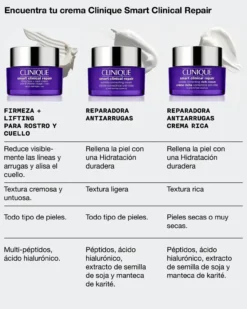 Smart Clinical Repair Crema Reafirmante + Lifting para Rostro y Cuello