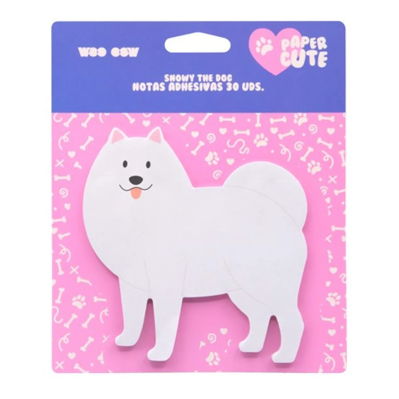 Snowy The Dog Notas Adhesivas 30 Uds