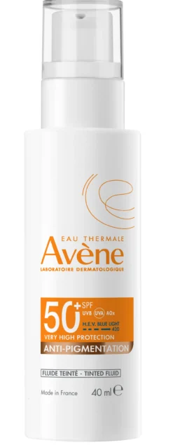 Solar Fluido Antimanchas Diario SPF50+ con Color