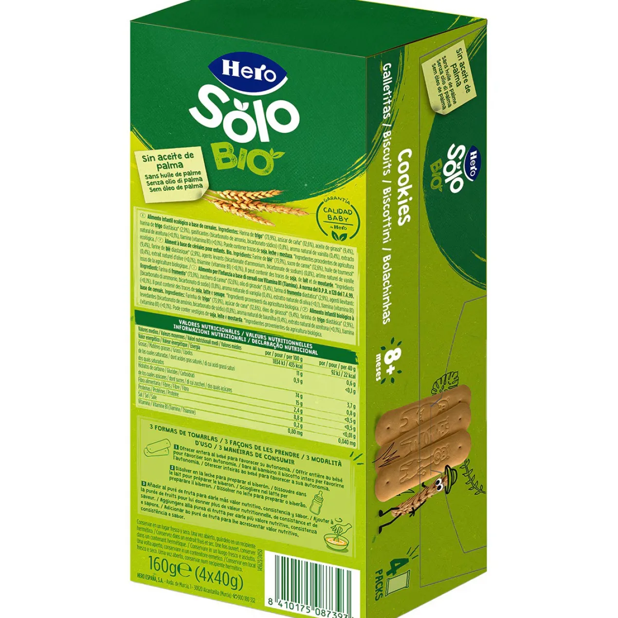 Solo BIO Galletas +8 Meses