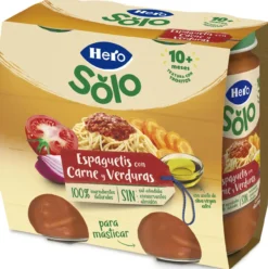 Solo Tarrito Espaguetis con Carne y Verduras +10 Meses