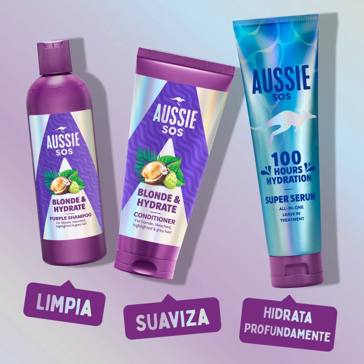 SOS Blonde & Hydrate Champú Morado