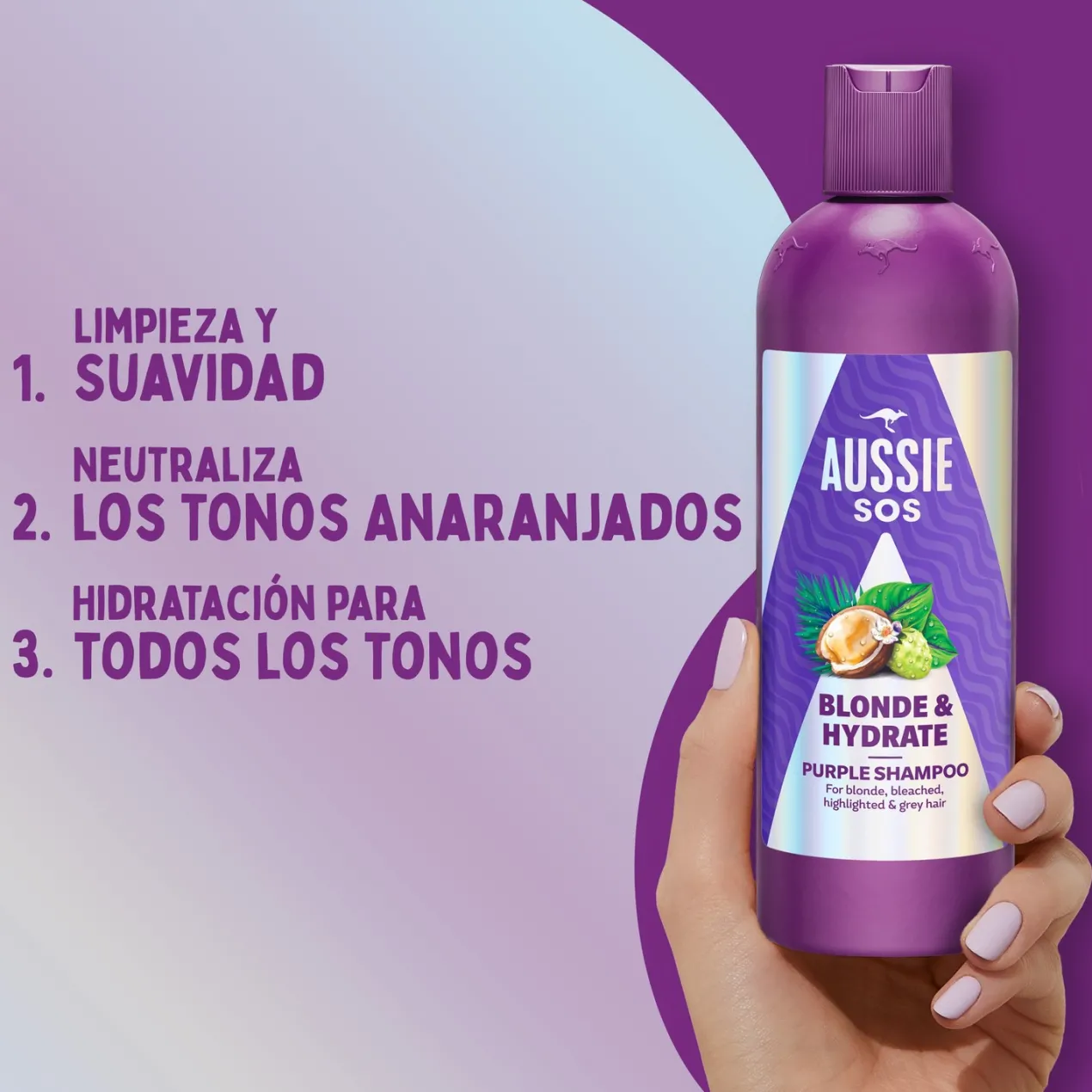SOS Blonde & Hydrate Champú Morado