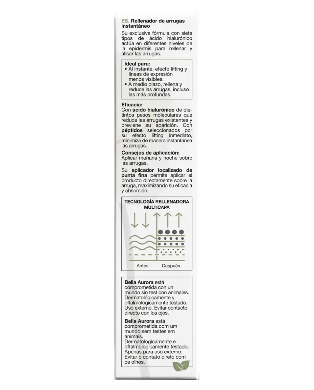 Splendor Rellenador de Arrugas Instantáneo