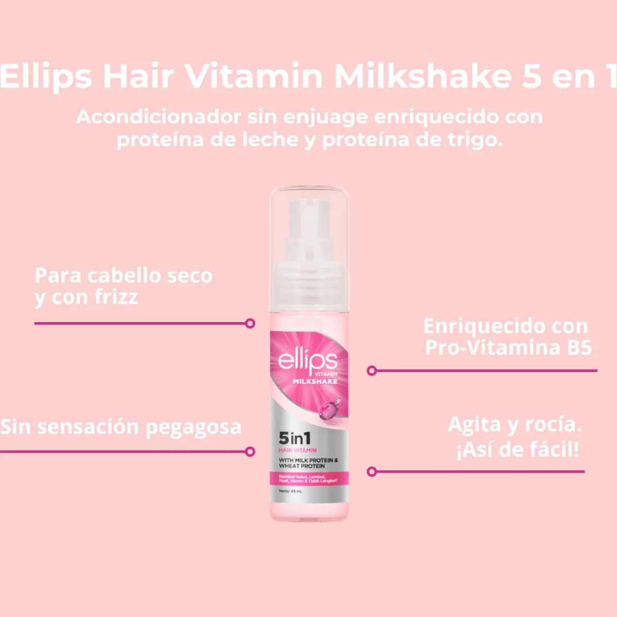 Spray Acondicionador Capilar 5in1 Sin Aclarado