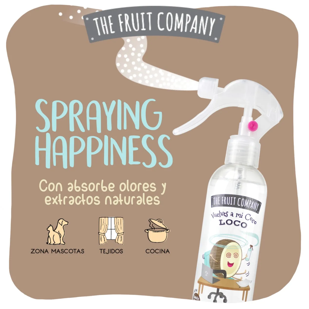 Spray Ambientador Multiusos Coco