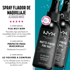 Spray Fijador de Maquillaje Matte Finish
