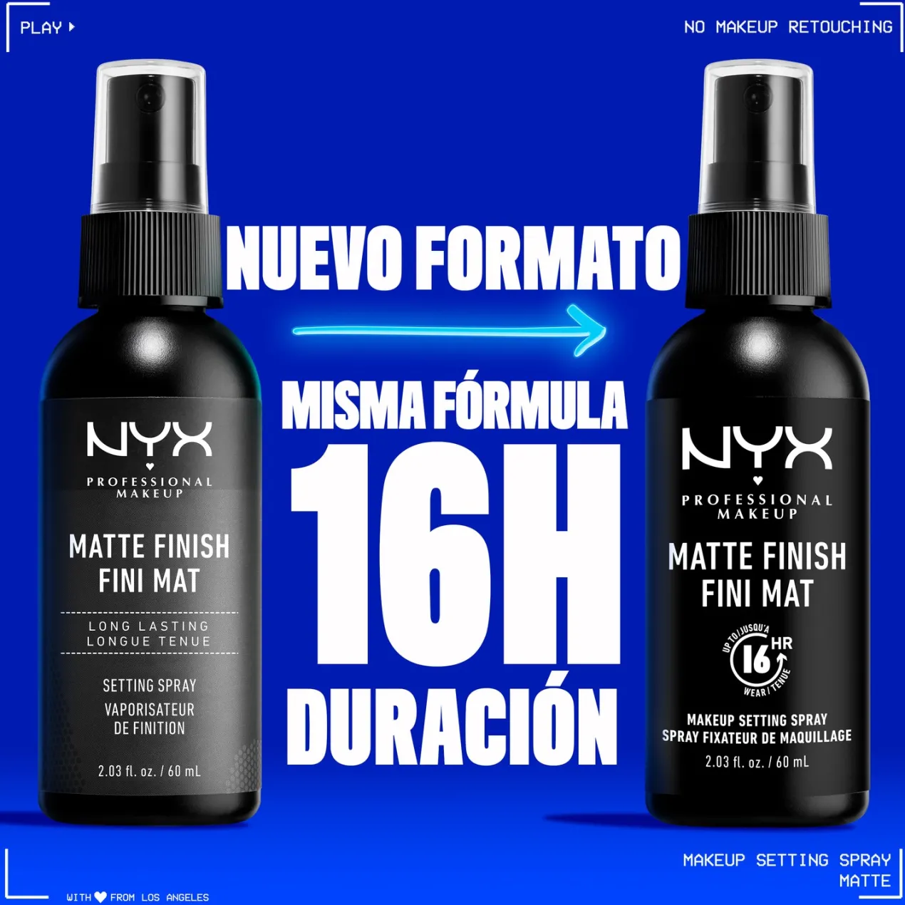 Spray Fijador de Maquillaje Matte Finish