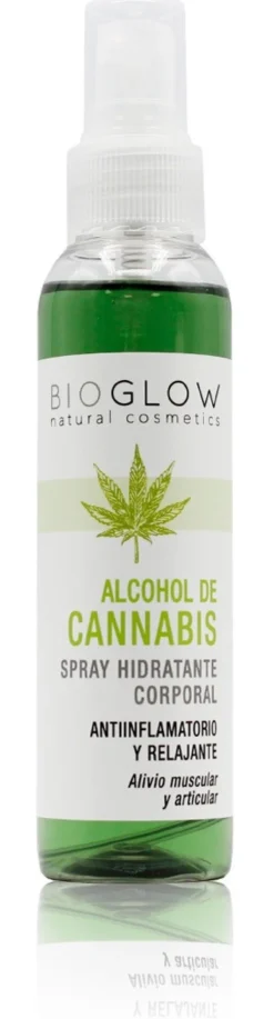 Spray Hidratante Corporal Alcohol de Cannabis para Masajes
