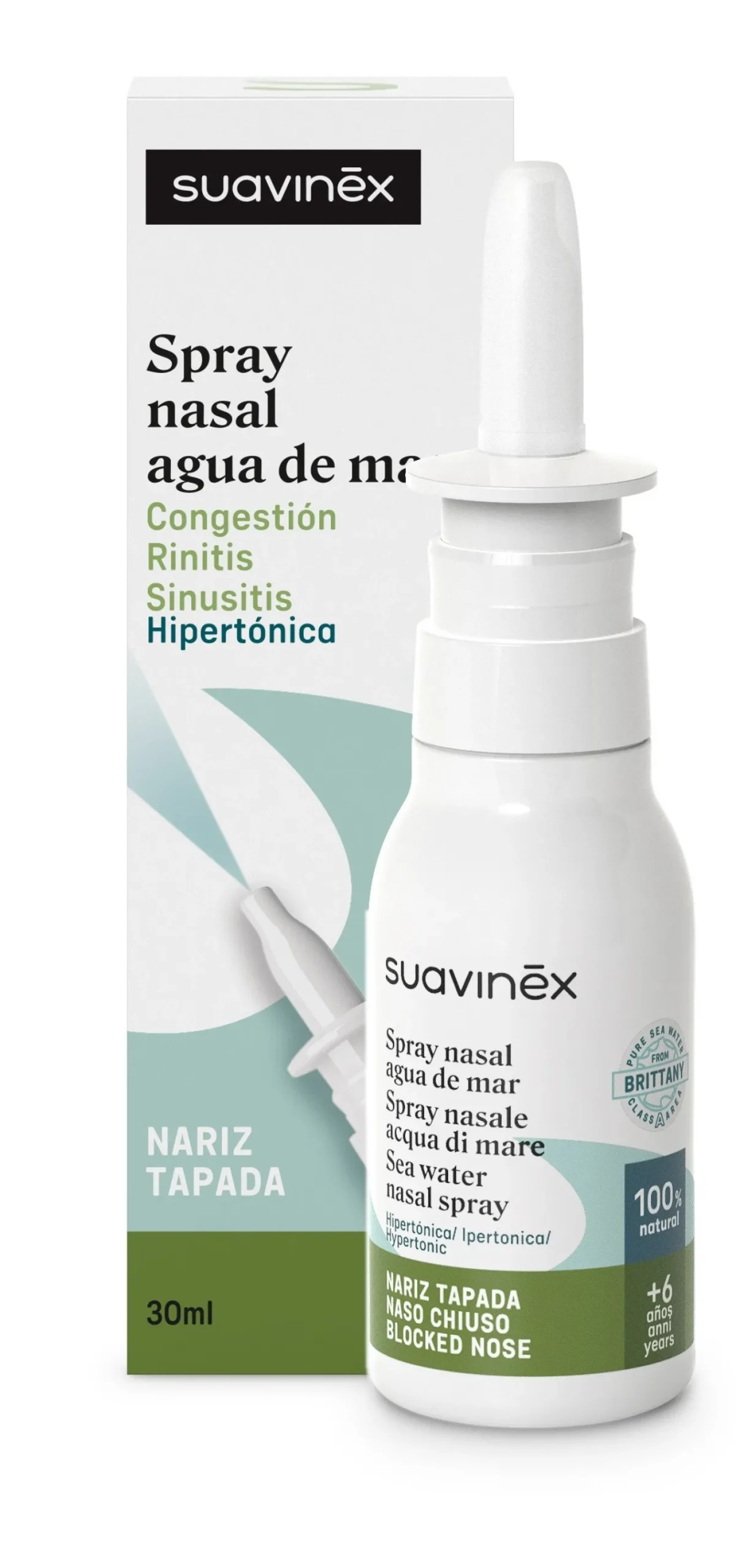 Spray Nasal Agua de Mar Hipertónica +6Años