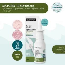 Spray Nasal Agua de Mar Hipertónica +6Años