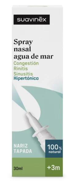 Spray Nasal Agua de Mar Hipertónica +3Meses