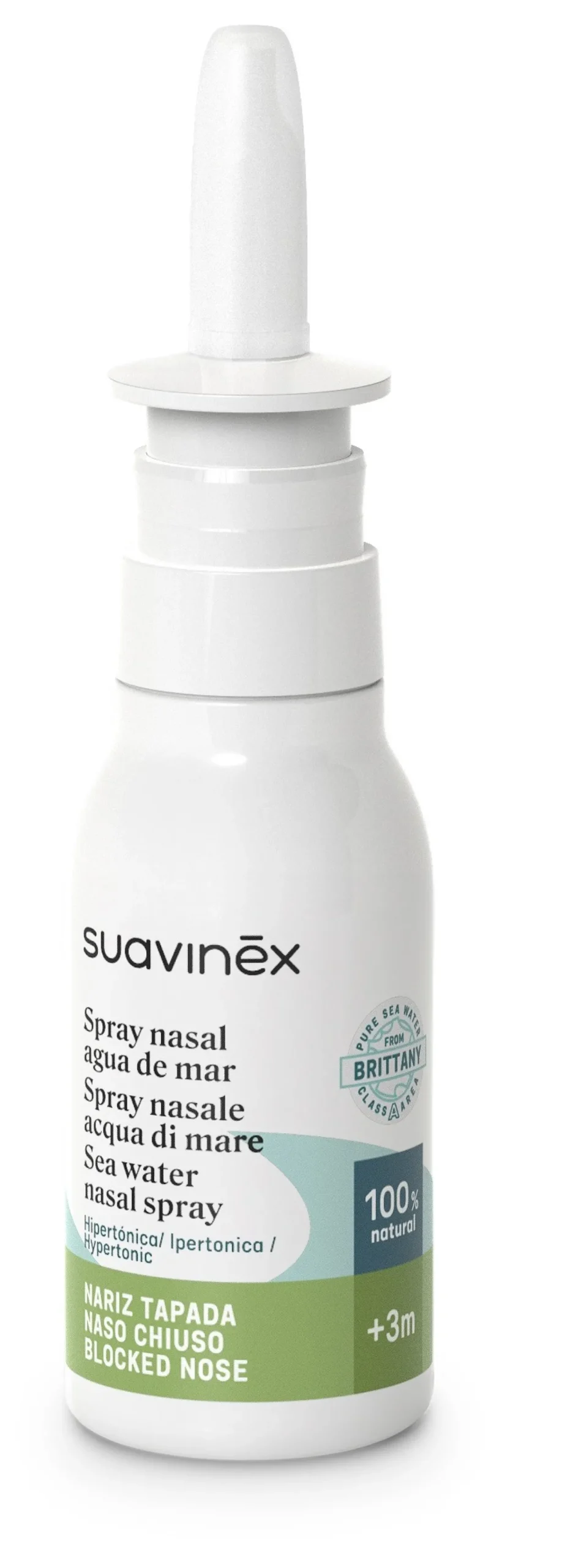 Spray Nasal Agua de Mar Hipertónica +3Meses