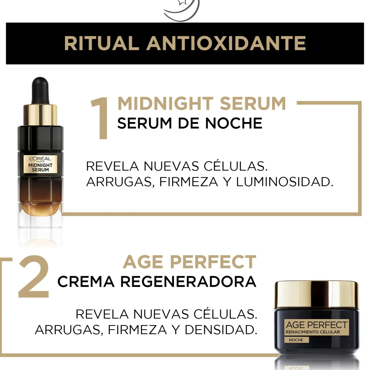 Sérum Antiedad de Noche Age Perfect Renacimiento Celular