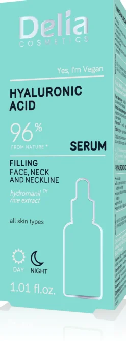 Sérum Ácido Hialurónico Rellenador Rostro, Cuello y Escote